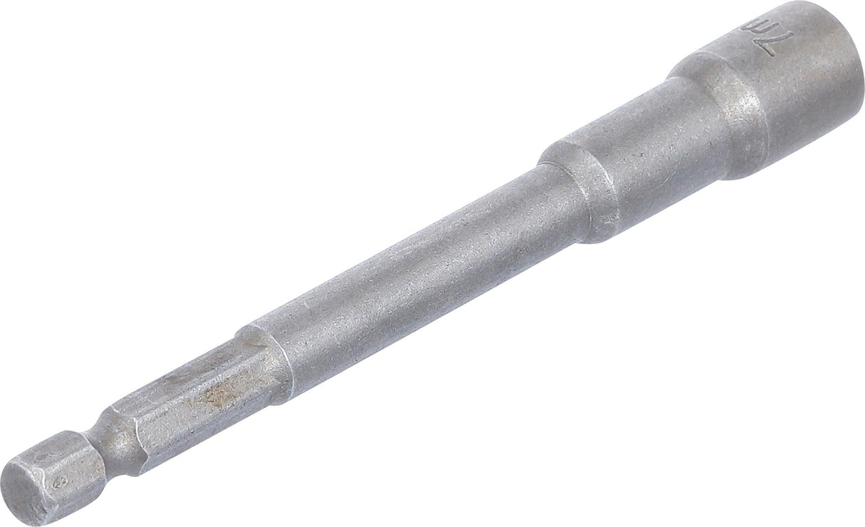 SOCKET, HEXAGON | EXTRA LONG | FOR ELECTRIC DRILLS | 6.3 MM (1/4") DRIVE | 7 MM (2763)