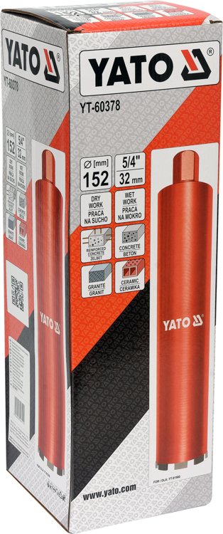 DIAMOND CORE DRILL BIT 152MM (YT-60378)