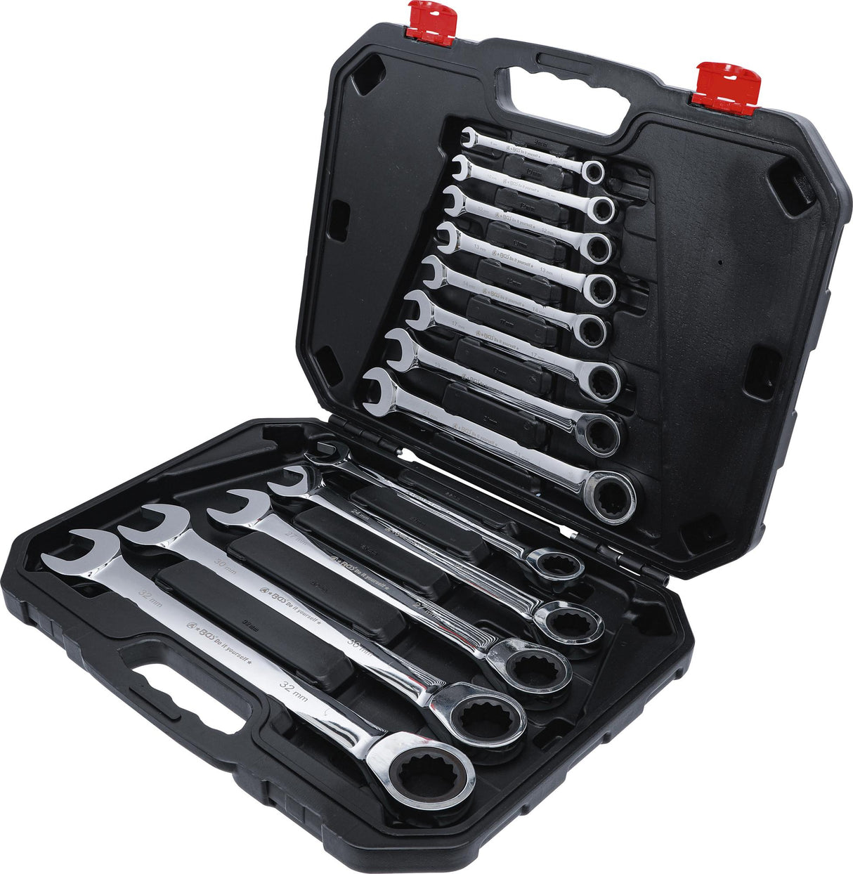 RATCHET COMBINATION WRENCH SET | 8 - 32 MM | 13 PCS. (30006)