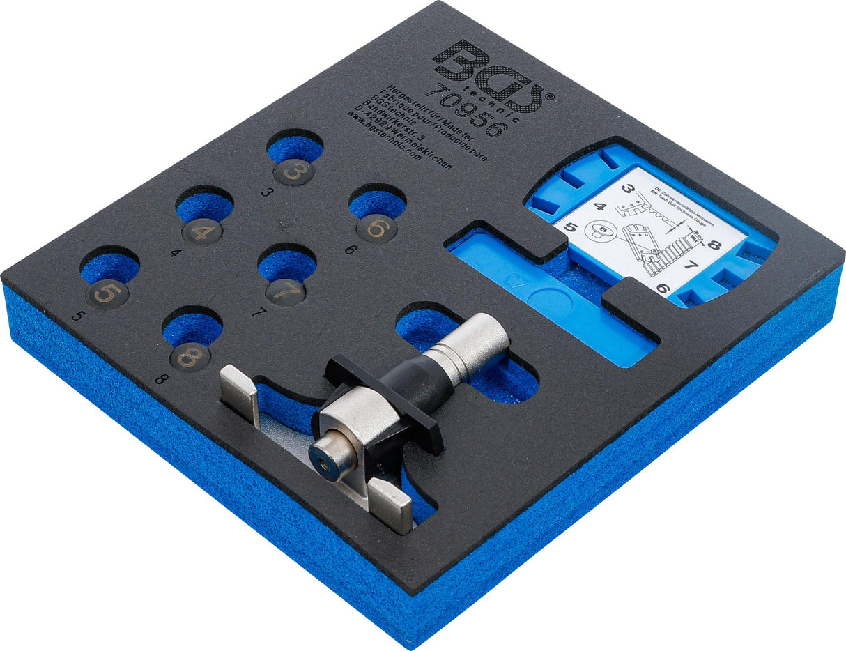 TOOL TRAY 1/6: TOOTH BELT GAUGE AND MEASURING TOOL SET (70956)