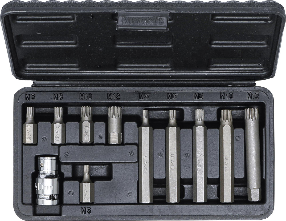 BIT SET | 10 MM (3/8") DRIVE | SPLINE (FOR XZN) | 11 PCS. (5030)