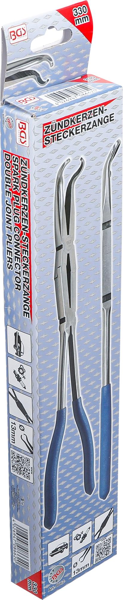 SPARK PLUG CONNECTOR PLIERS | WITH RING TIP Ø 13 MM | 330 MM (8662)