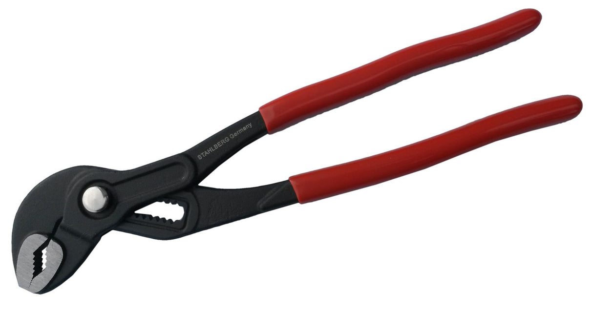 WATER PUMP (COBRA) PLIERS WITH LOCKING BUTTON 240 MM "STAHLBERG" (SP0601-240)