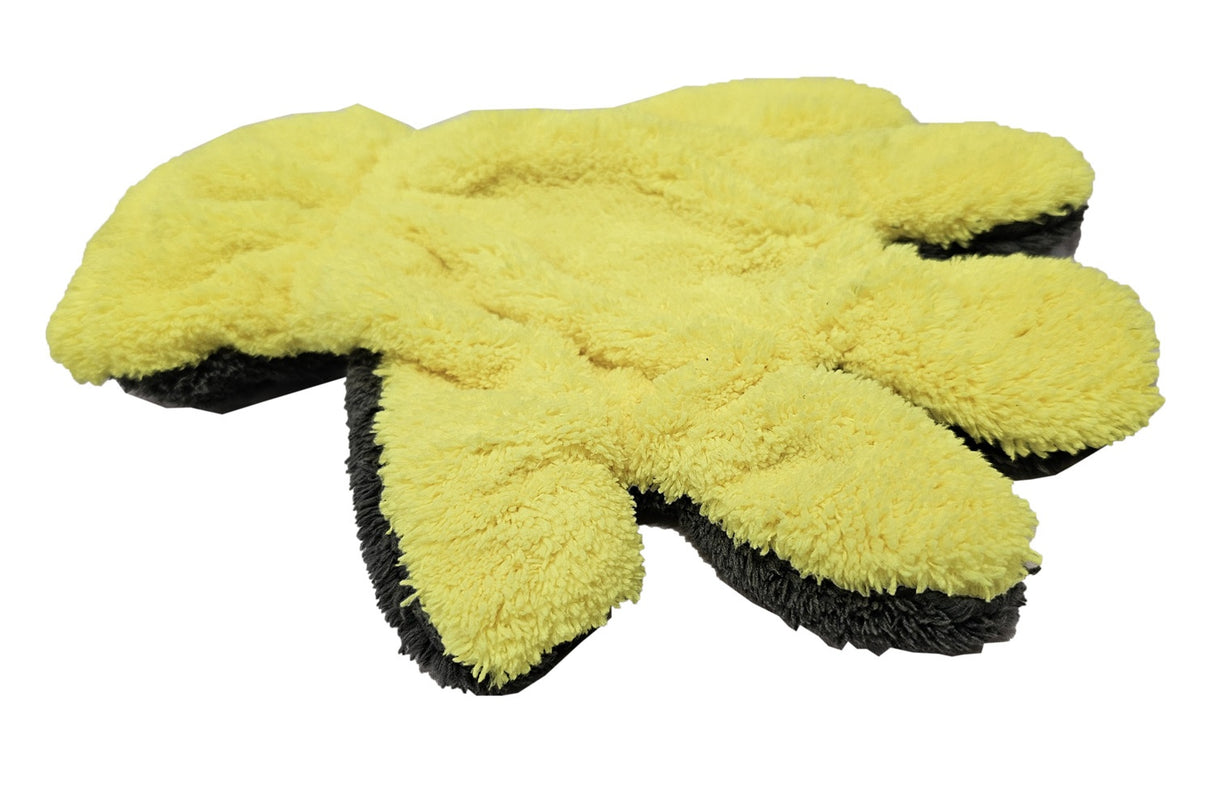 FIVE-FINGER CORAL FLEECE CAR WASH GLOVES (CCG2P)