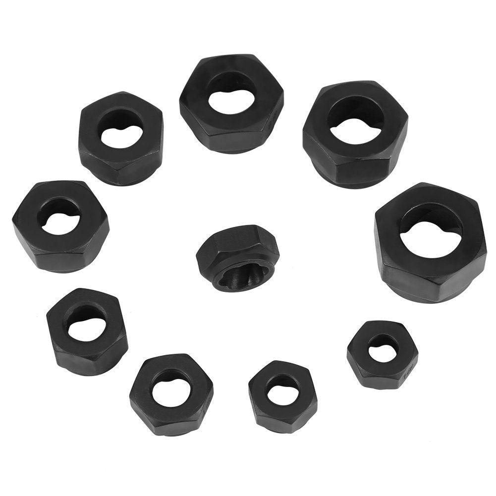 SOCKET SET FOR DAMAGED BOLTS | 9-19 MM | 10 PCS. (FT001003)