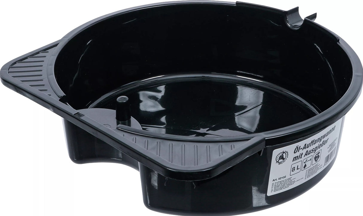 OIL TUB / DRIP PAN WITH NOZZLE | 8 L (52102)