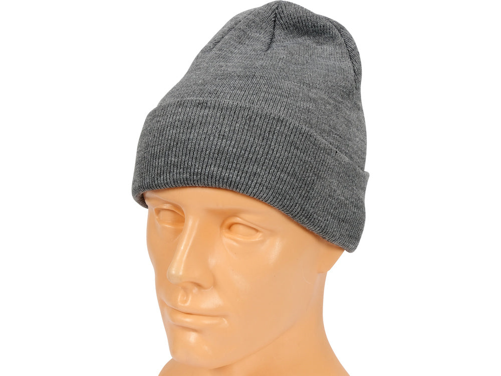 KNITTED WINTER HAT GREY (74231V)