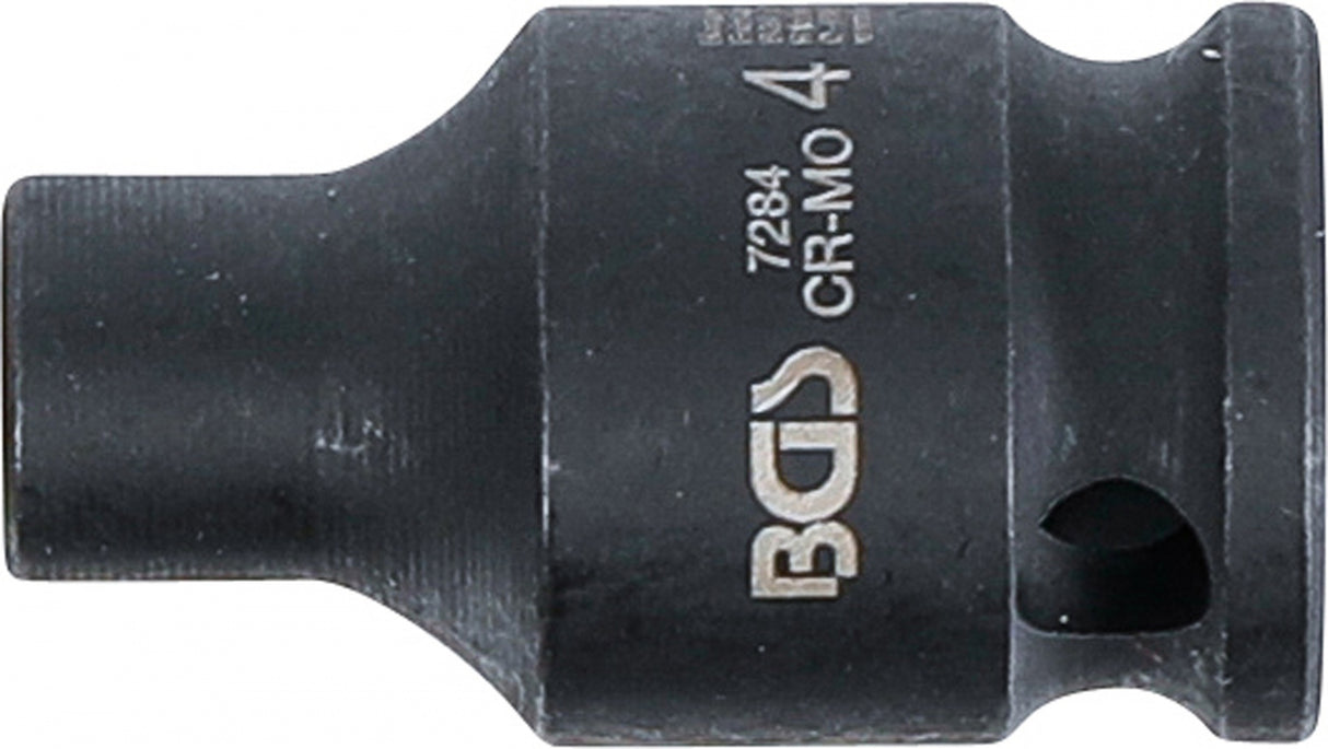 IMPACT SOCKET, HEXAGON | 6.3 MM (1/4") DRIVE | 4 MM (7284)