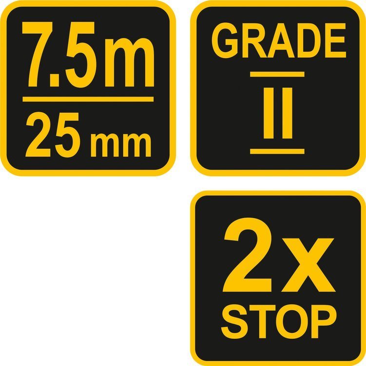 MEASURING TAPE 7,5M X 25 MM (10064)