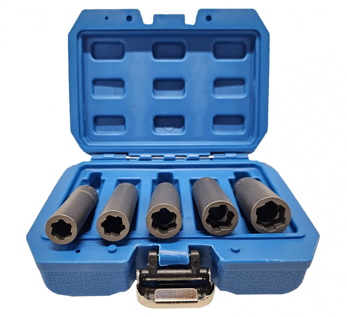 SOCKET SET FOR DAMAGED BOLTS | METRIC/IMPERIAL | LONG | 10 MM (3/8") | 10 - 16 MM | 5 PCS. (DNR5)