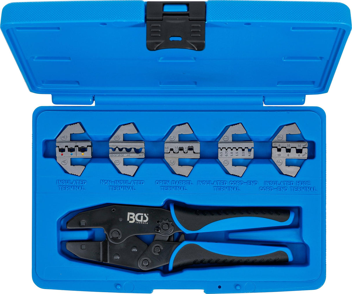 CRIMPING TOOL SET | WITH 5 PAIRS OF JAWS (1410)