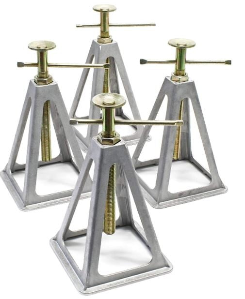 JACK STAND SET | CAST ALUMINUM | 275 - 425 MM / 2.8 T | 4 PCS. (CAS04)
