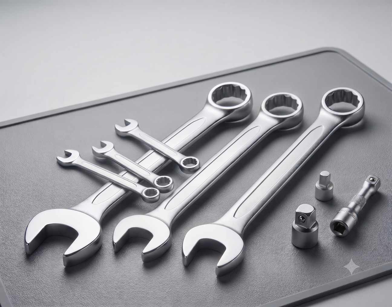 Industrial wrench and spanner sets