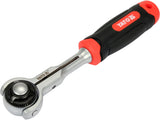 FLEXIBLE RATCHET HANDLE W.ROUND HEAD 1/4 (YT-07200)