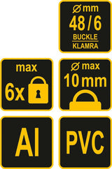 SAFETY LOCK OUT HASP ALU (77704)