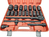 LONG IMPACT SOCKET AND WRENCH SET | CR-MO | 6-POINT | 20 MM (3/4") | 21 PCS. (SLS21A)