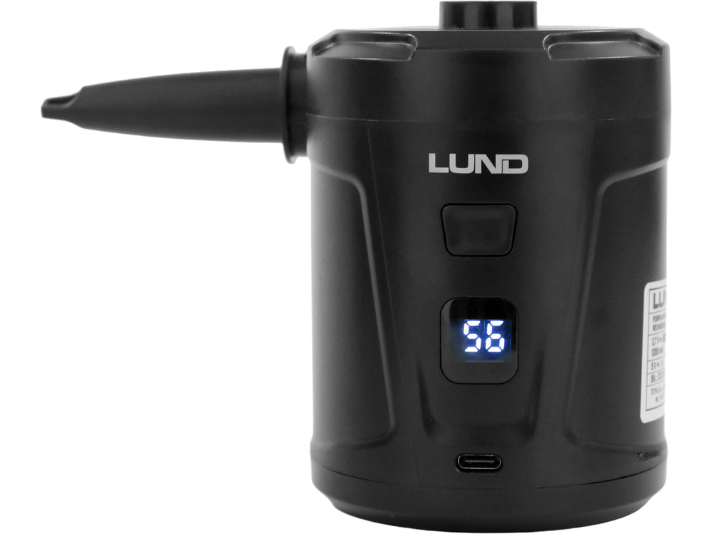 RECHARGEABLE AIR PUMP FOR MATTRESSES, BOATS, ETC. | 280L/MIN (82150)