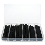 HEAT SHRINK TUBING ASSORTMENT | BLACK | 100 PCS. (SK01141)