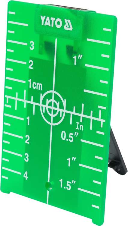 LASER TARGET CARD GREEN WITH MAGNET (YT-30465)