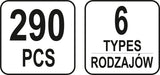 TRIM CLIPS ASSORTMENT BMW 290 PCS (YT-06661)