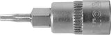 SOCKET BIT TORX 1/4" T8 L37MM (YT-04301)