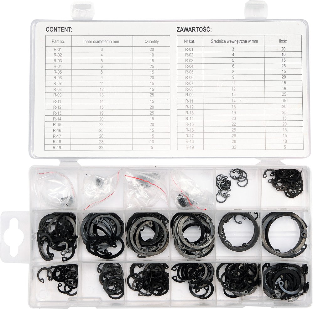 INTERNAL CIRCLIP ASSORTMENT 300PCS (YT-06881)