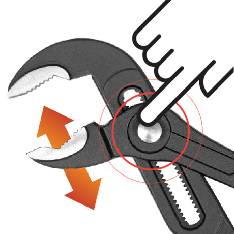 WATER PUMP PLIERS 175MM (YT-20890)
