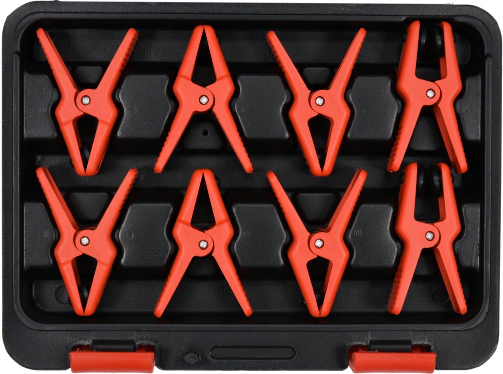 STEEL LINE CLAMPS 8 PCS (YT-08391)