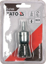 CUP BRUSH 25MM INOX FOR DRILL (YT-47496)