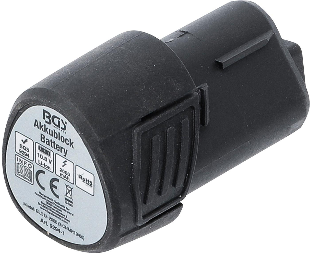 REPLACEMENT BATTERY | LI-ION | 10.8 V / 2.0 AH | FOR BGS 9294 (9294-1)