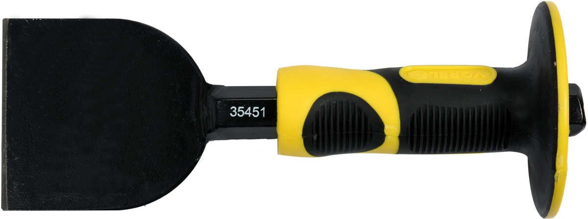 BRICKLAYER'S CHISEL WITH HAND GUARD, (35451)