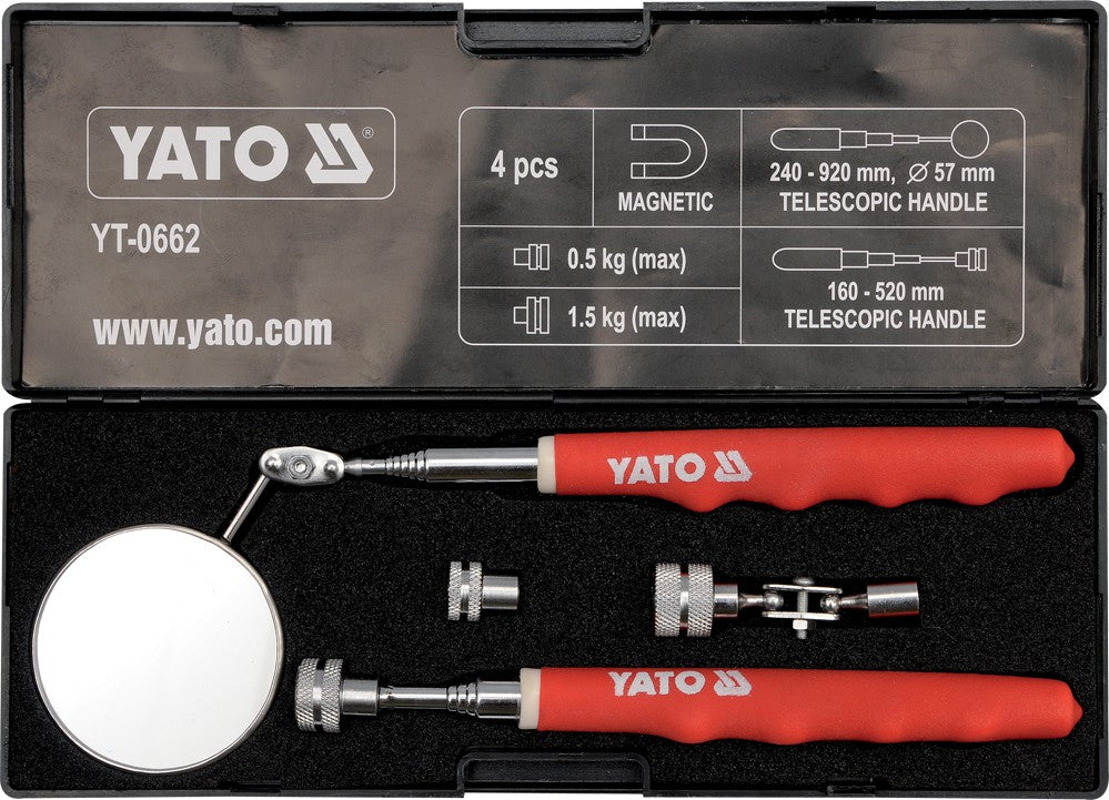 TELESCOPIC PICK UP AND MIRROR SET (YT-0662)