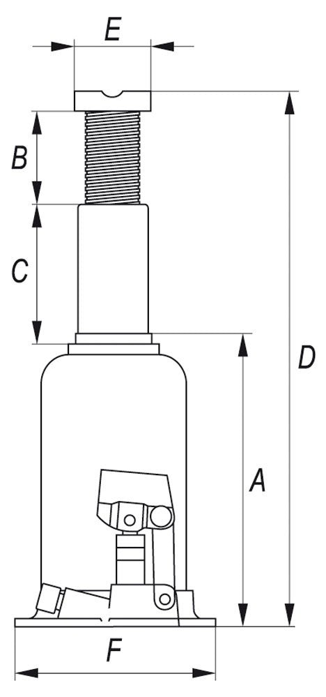 BOTTLE JACK 20T (YT-1707)