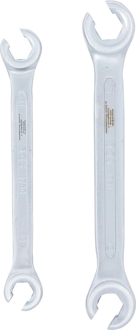 DOUBLE RING SPANNER SET, OPEN TYPE | 10 X 11 / 12 X 13 MM | 2 PCS. (1755)