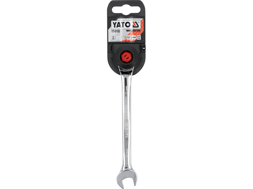 COMBINATION RATCHET WRENCH, 12MM (YT-0193)