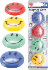 MAGNET SET | "SMILE" | Ø 40 MM | 4 PCS. (85812)