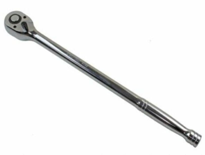 LONG RATCHET HANDLE FOR SOCKETS | 380 MM | 12.5 MM (1/2") (KR128038)