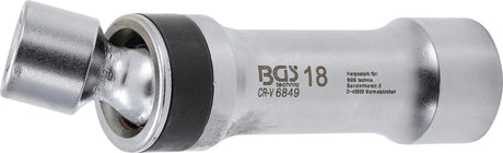 SPARK PLUG SOCKET, 12-POINT, WITH RETAINING SPRING | 10 MM (3/8") DRIVE | 18 MM (6849)