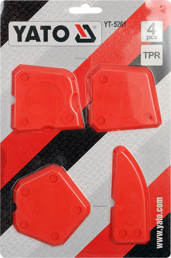 SCRAPERS FOR SILICONE 4PCS (YT-5261)