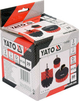 3PCS SCRUBBING BRUSH HEX SHANK (YT-47553)