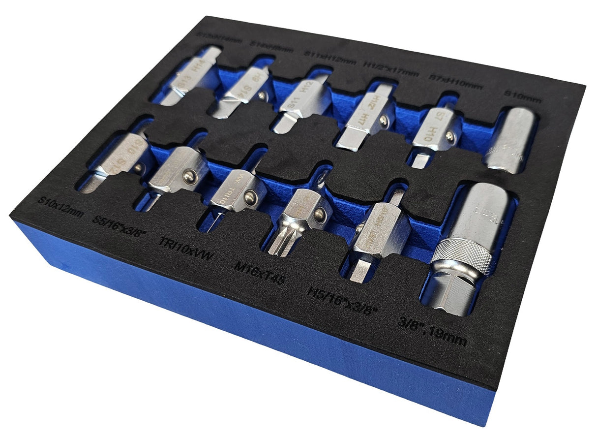 OIL DRAIN BIT SET | 12.5 MM (1/2") | 12 PCS. (SK12M)