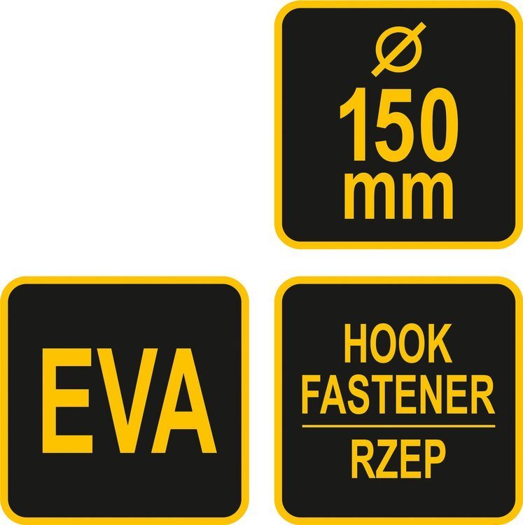 BACKING PAD VELCRO HAND | 150 MM (07956)