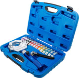 CRIMPING PLIERS SET | HYDRAULIC | FOR PRESS CONNECTIONS ON HOSE LINES (72093)
