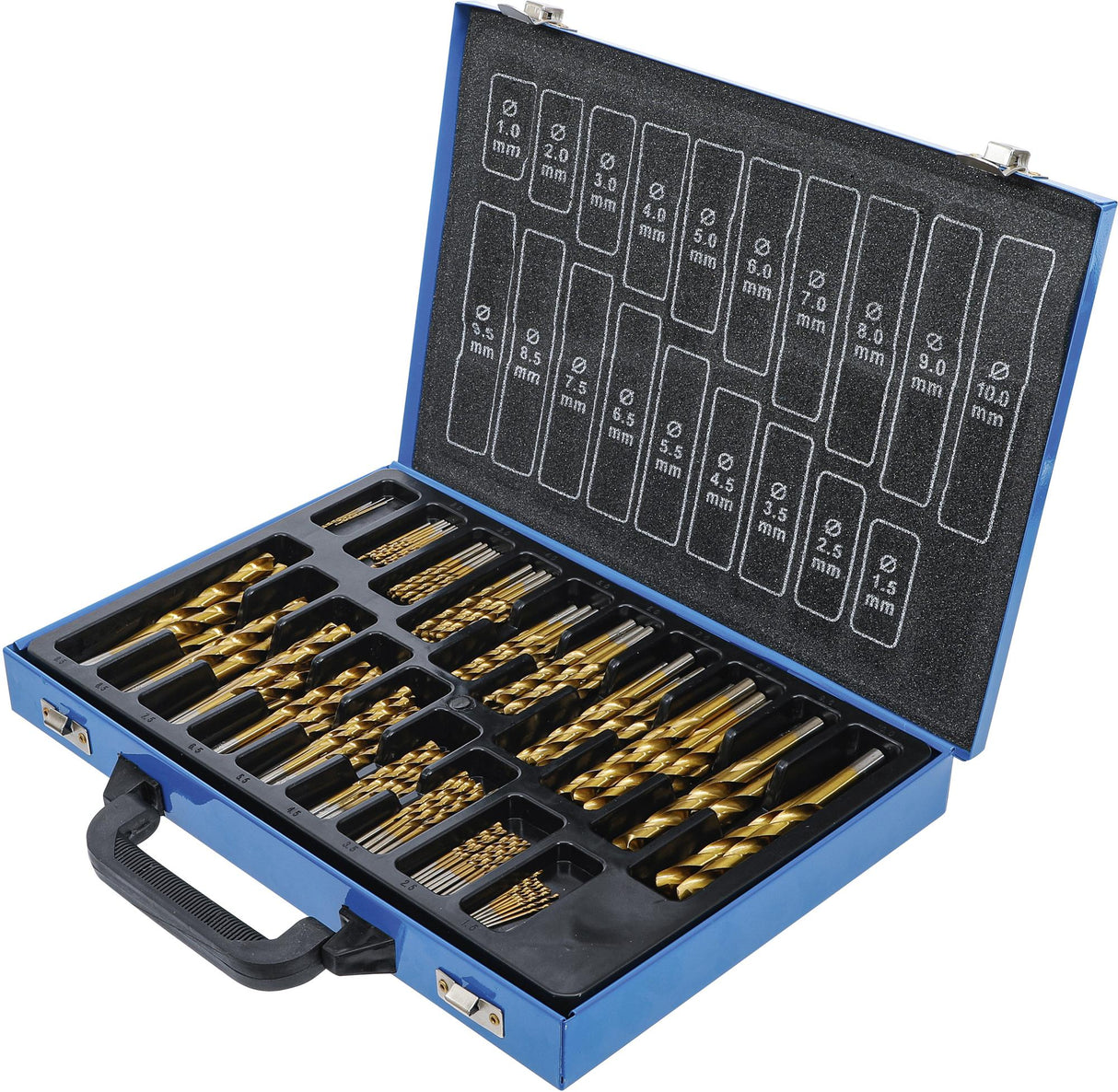 TWIST DRILL SET | HSS | TITANIUM NITRATED | 1 - 10 MM | 170 PCS. (1994)