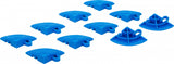 PLASTIC TILES-CORNER ELEMENT-SET | CLICK-SYSTEM | 57 X 57 X 18 MM | 10-PCS. (74548)