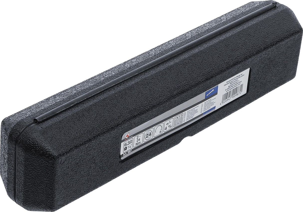 TORQUE WRENCH | 6.3 MM (1/4") | 2 - 24 NM (987)