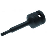 IMPACT BIT SOCKET | LENGTH 75 MM | 12.5 MM (1/2") DRIVE | SPLINE (FOR RIBE) M5 (5483-M5)
