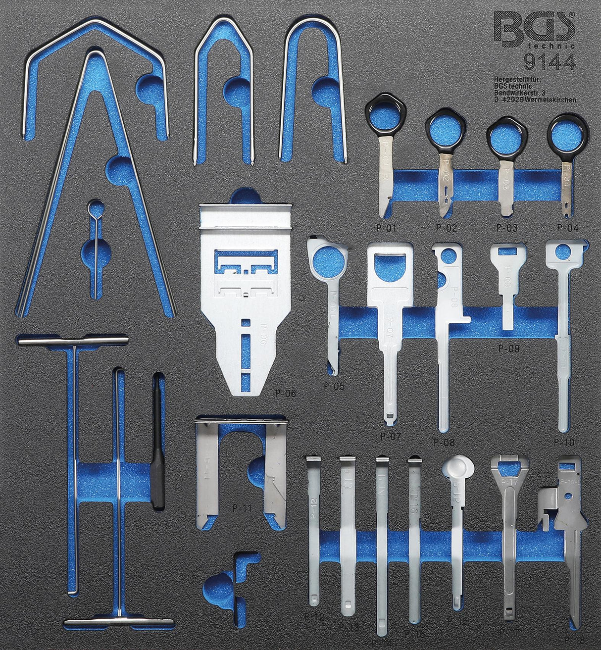 TOOL TRAY 2/3: RADIO REMOVAL TOOL SET | 52 PCS. (9144)