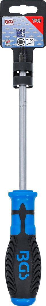 SCREWDRIVER | T-STAR (FOR TORX) T40 | BLADE LENGTH 150 MM (4923)