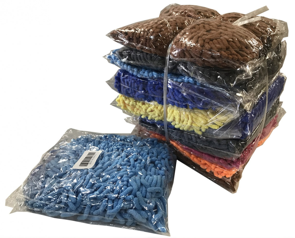 CAR WASH CLOTH / GLOVES | CHENILLE | ASSORTED COLORS (H6236)